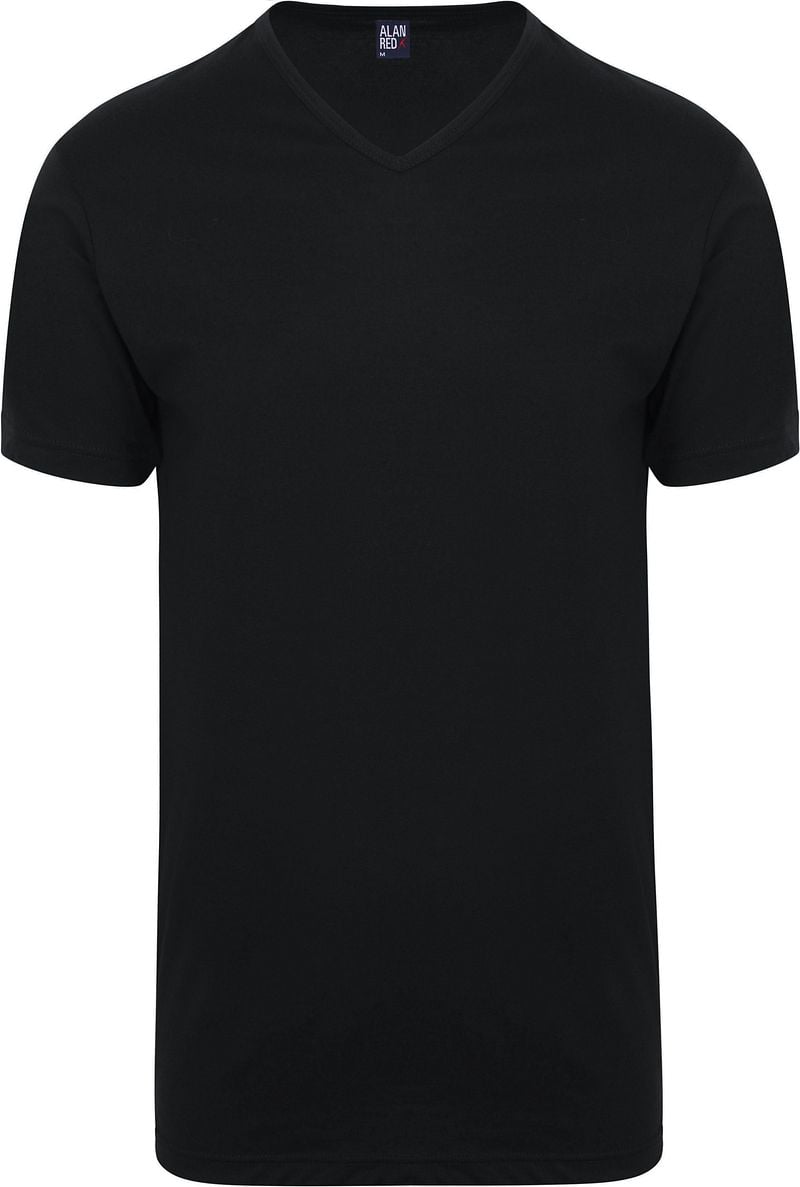 Alan Red Vermont V-Ausschnitt T-Shirt Black 2er-Pack - Größe M günstig online kaufen