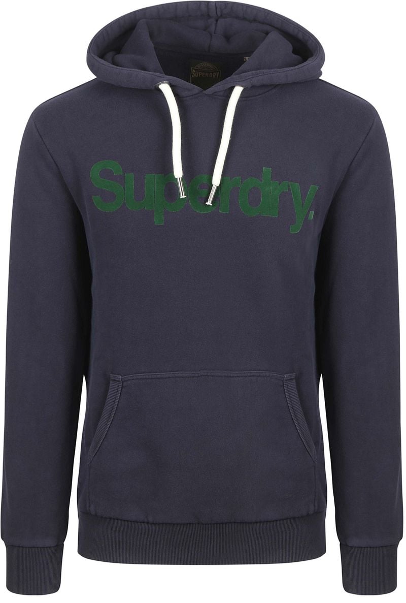 Superdry Hoodie Classic Core Navy - Größe XXL günstig online kaufen