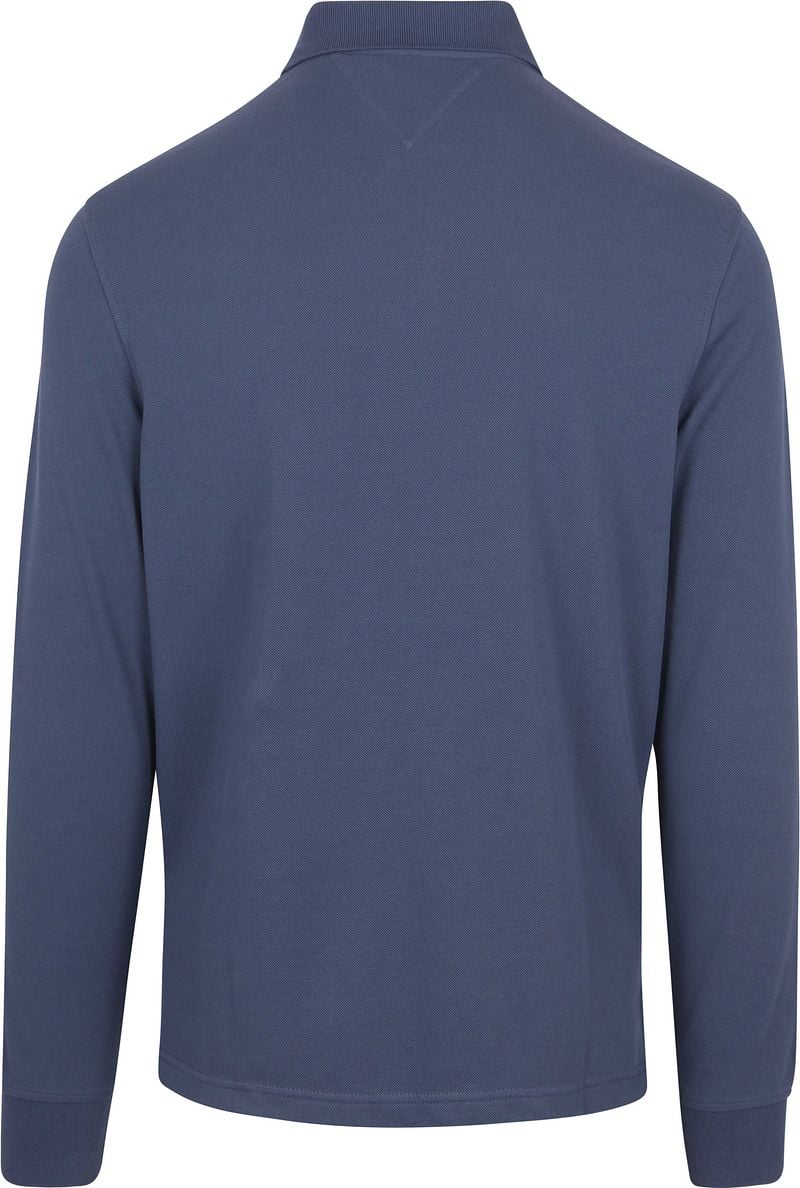 Tommy Hilfiger Longsleeve Polo Dunkelblau - Größe L günstig online kaufen