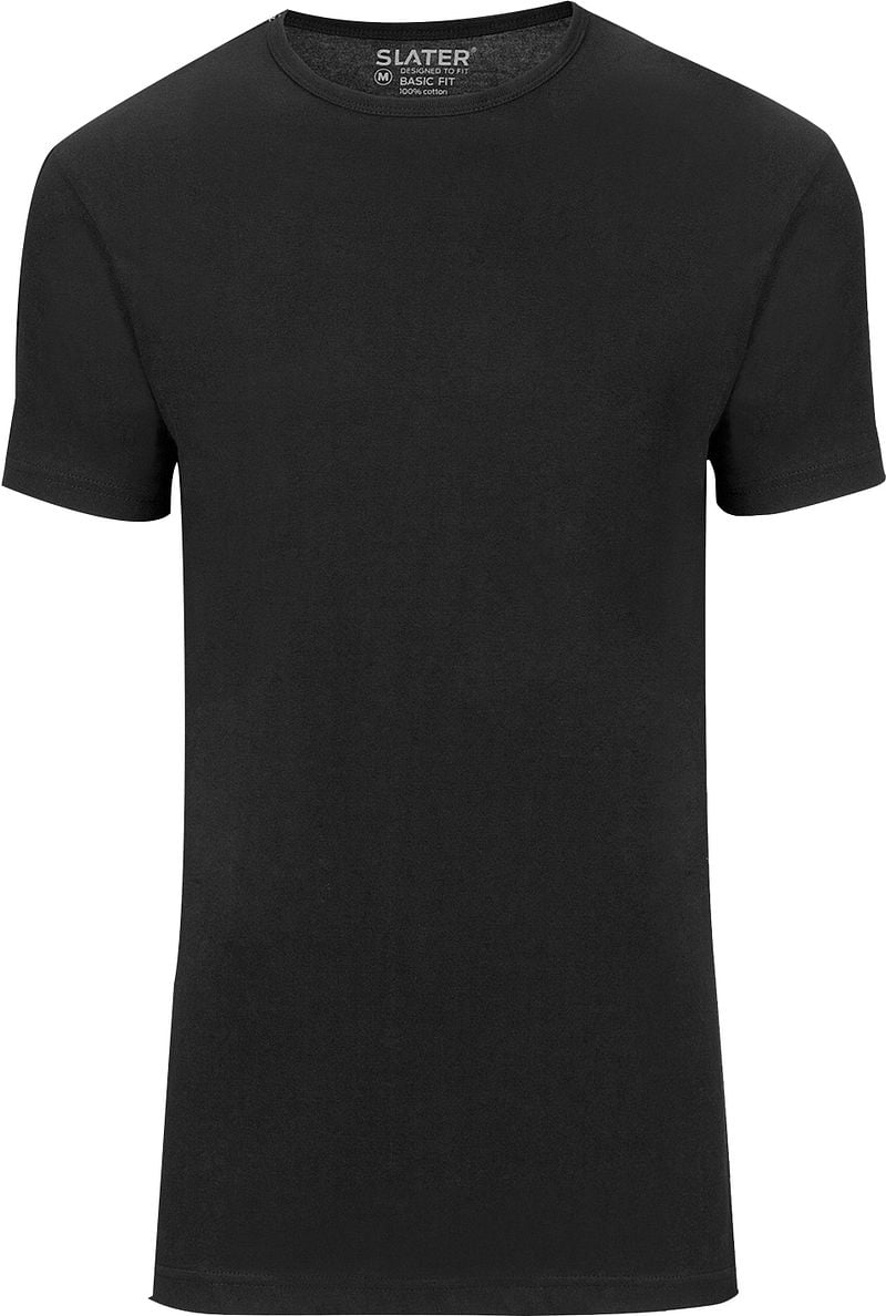 Slater 2er-Pack Basic Fit T-shirt Schwarz - Größe 3XL günstig online kaufen