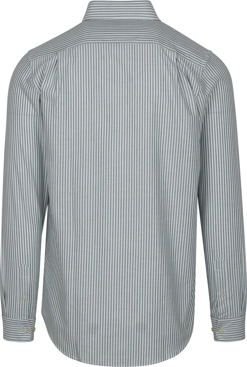 Steppin' Out Hemd Oxford Streifen Hellgrün  - Größe XL günstig online kaufen