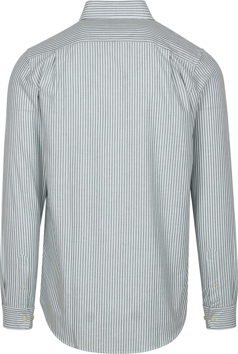 Steppin' Out Hemd Oxford Streifen Hellgrün  - Größe XXL günstig online kaufen