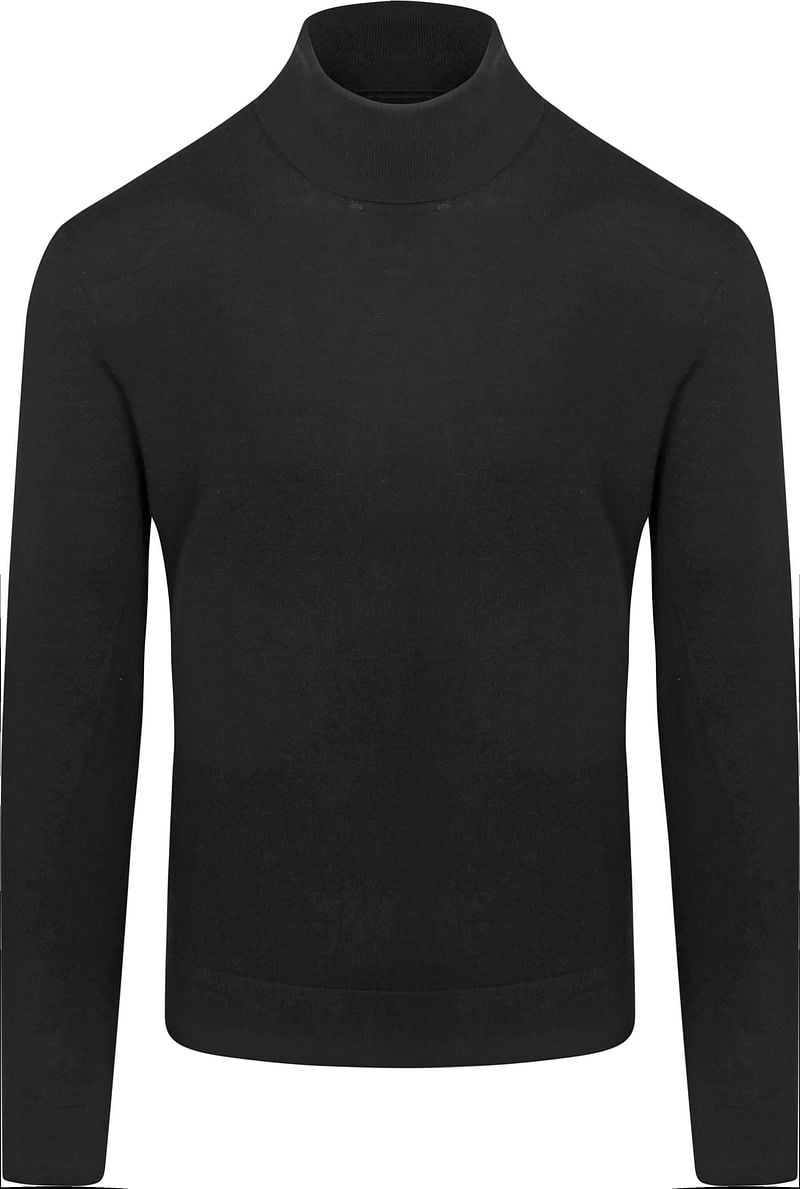 Suitable Merino Rollkragen Schwarz - Größe S günstig online kaufen