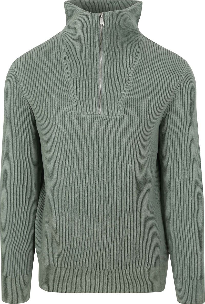 Marc O'Polo Half Zip Pullover Grün - Größe XL günstig online kaufen