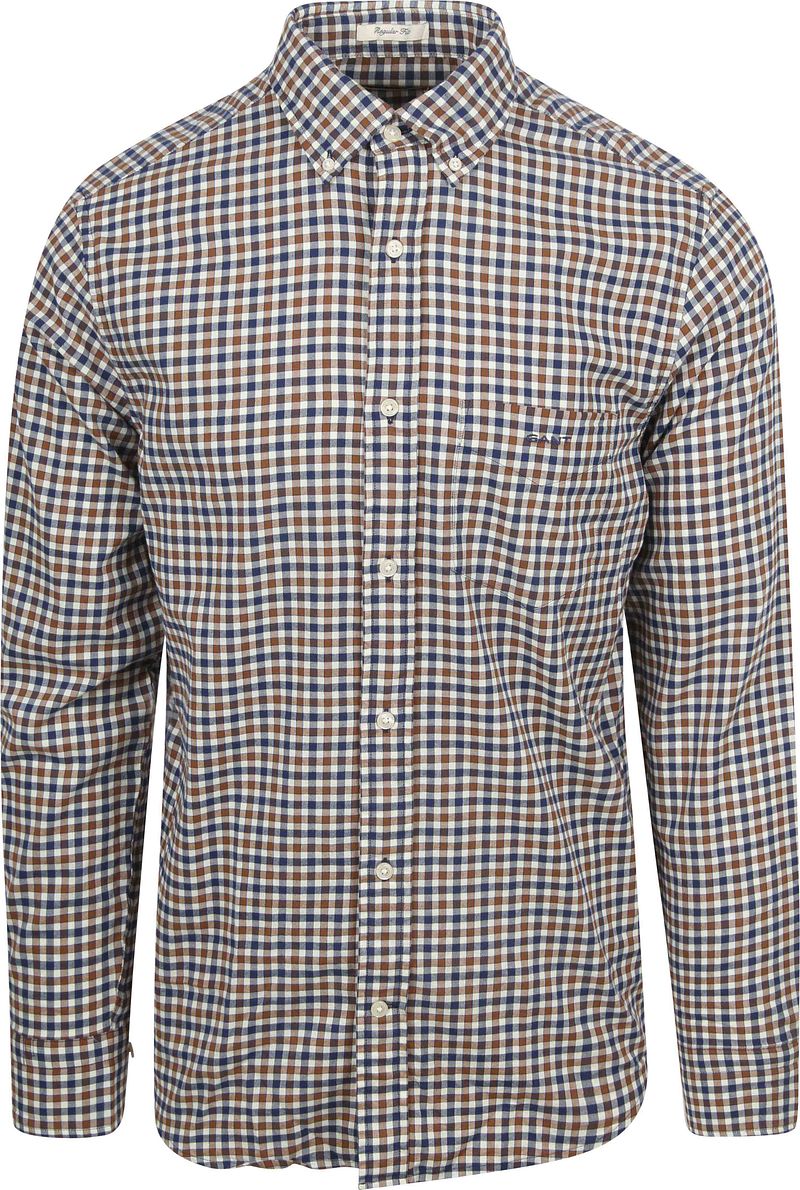 Gant Overhemd Twill Gingham Multicolour