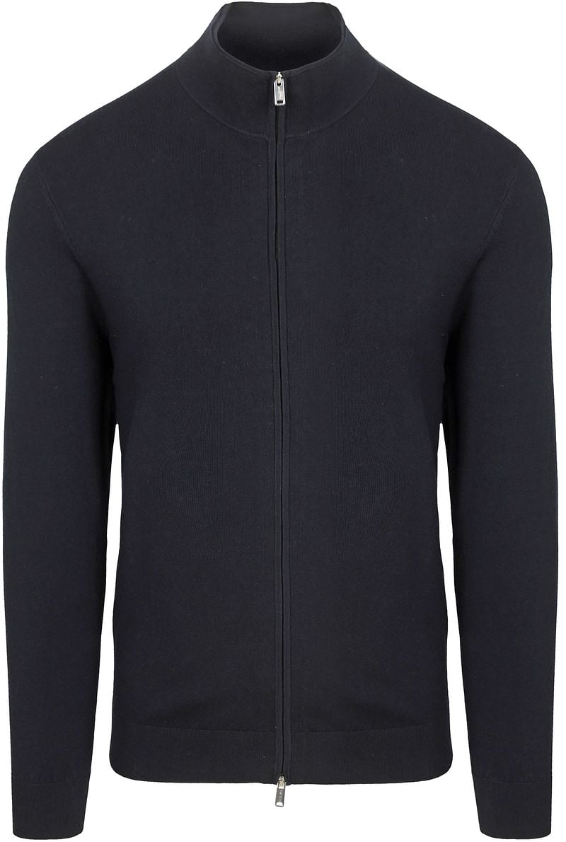 Profuomo Strickjacke Luxury Basic Navy - Größe S günstig online kaufen