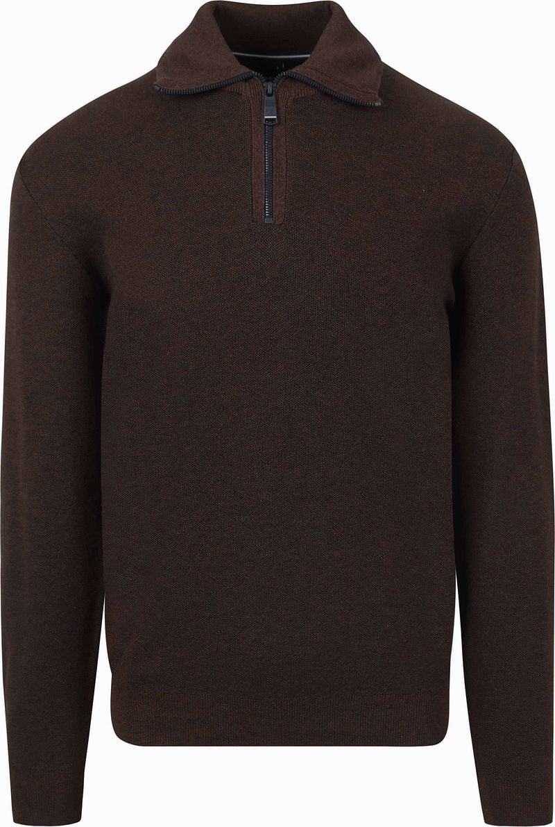 Casa Moda Halfzip Pullover Dunkelgrün - Größe L günstig online kaufen