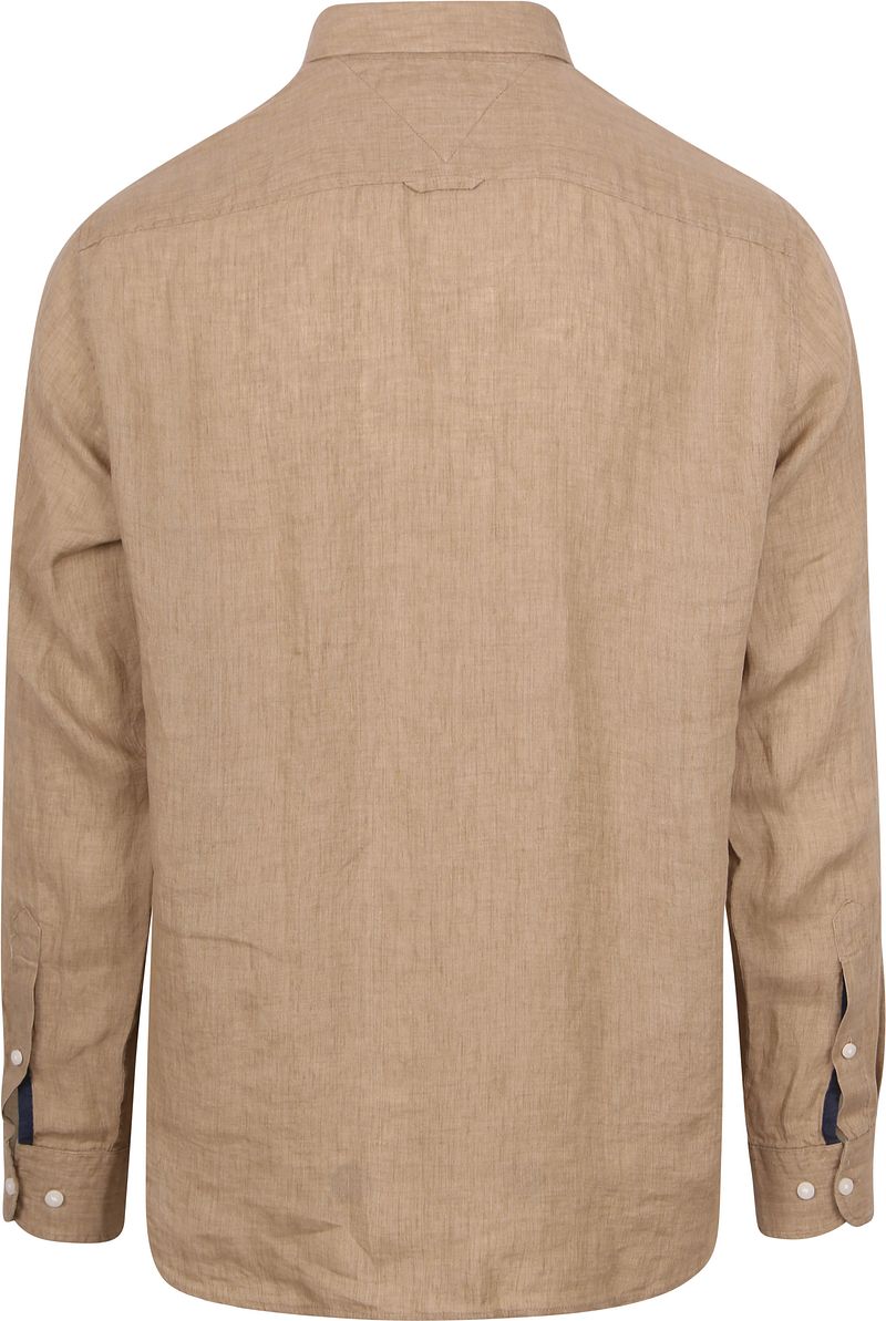 Tommy Hilfiger Overhemd Linnen Beige