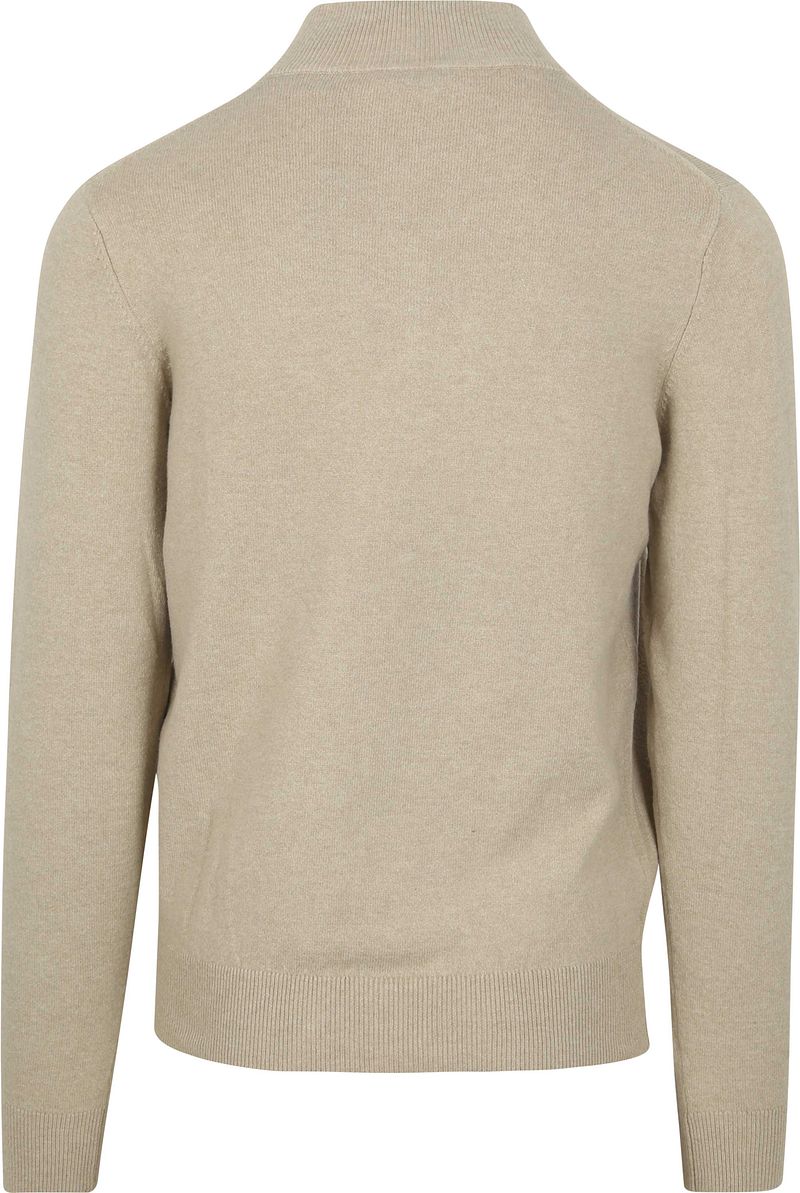 new zealand auckland NZA Half Zip Trui Christopher Melange Sand