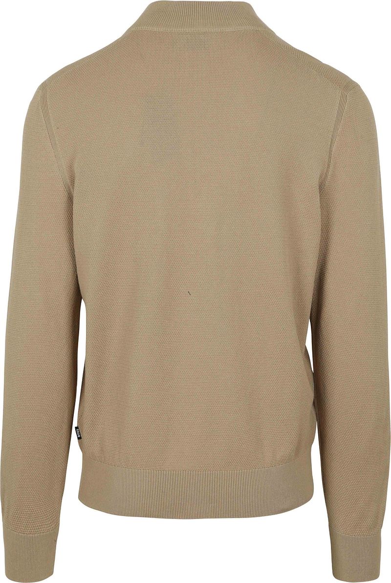 Boss Ebrando-P Half Zip Trui Beige