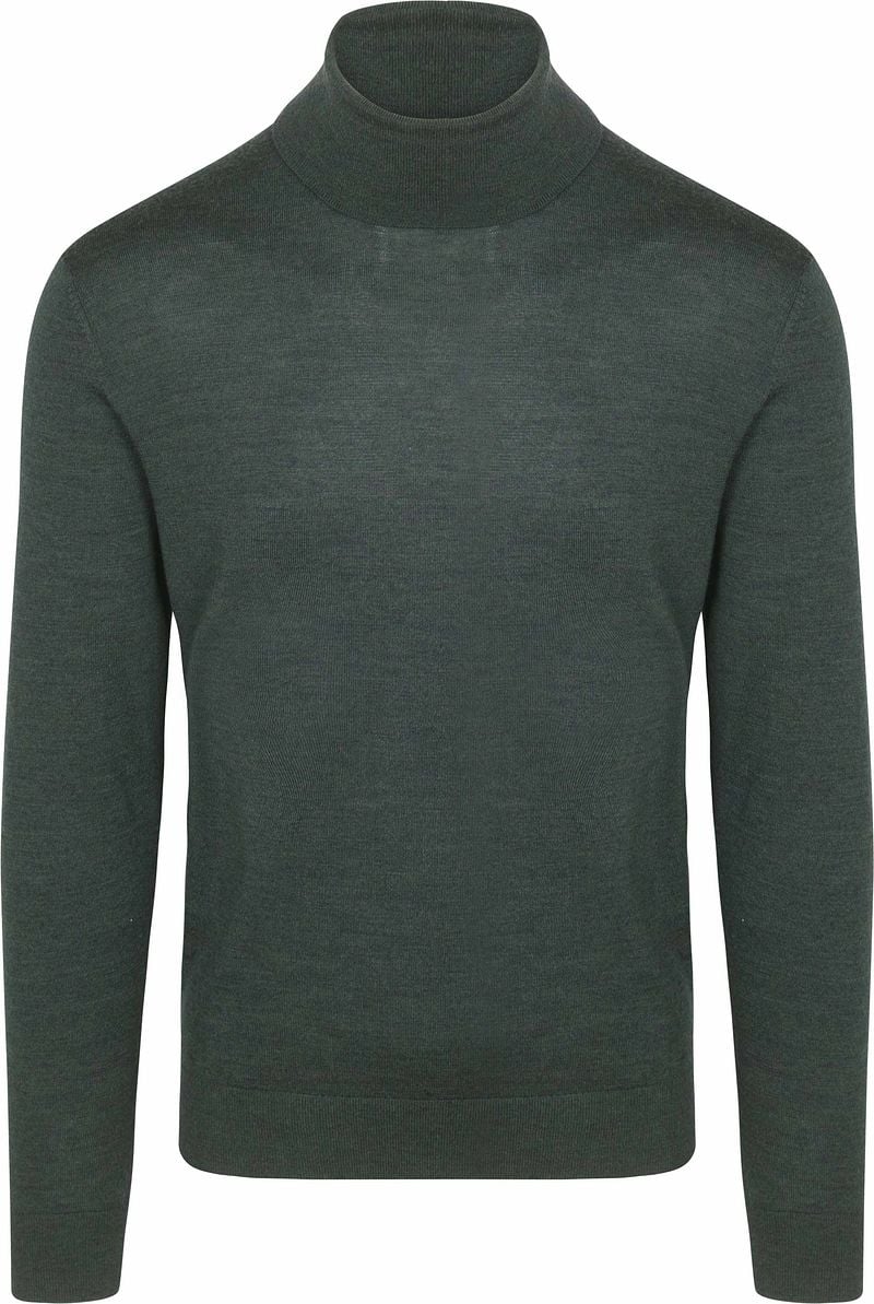 Suitable Merino Coltrui Melange Donkergroen