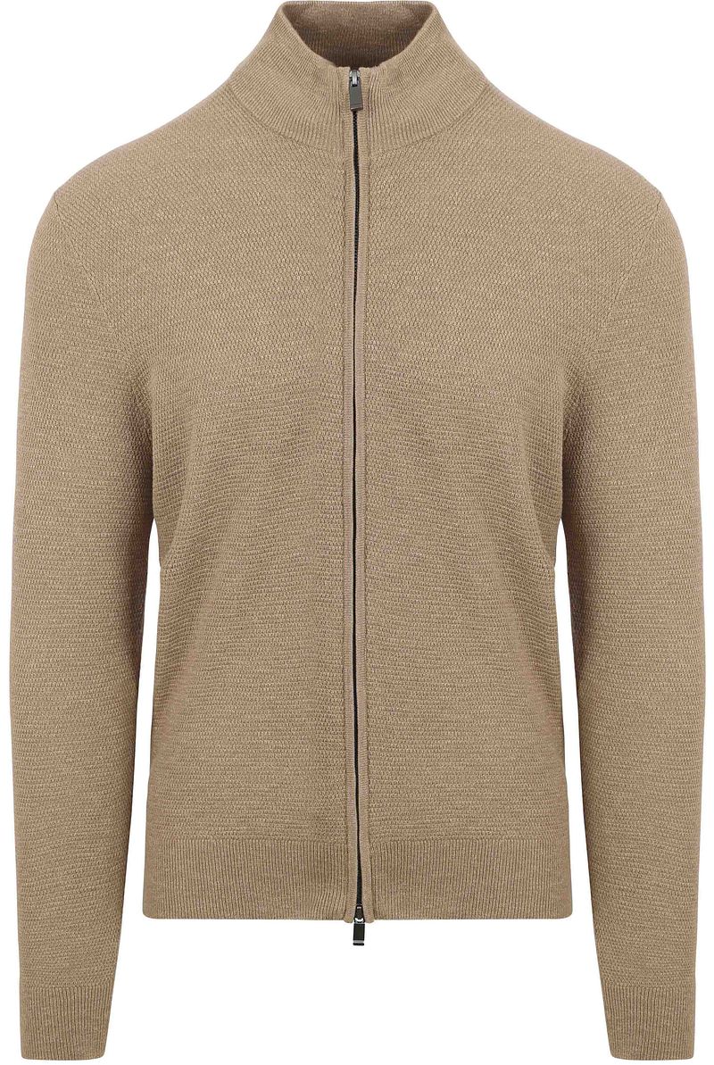 Suitable Vest Structuur Taupe