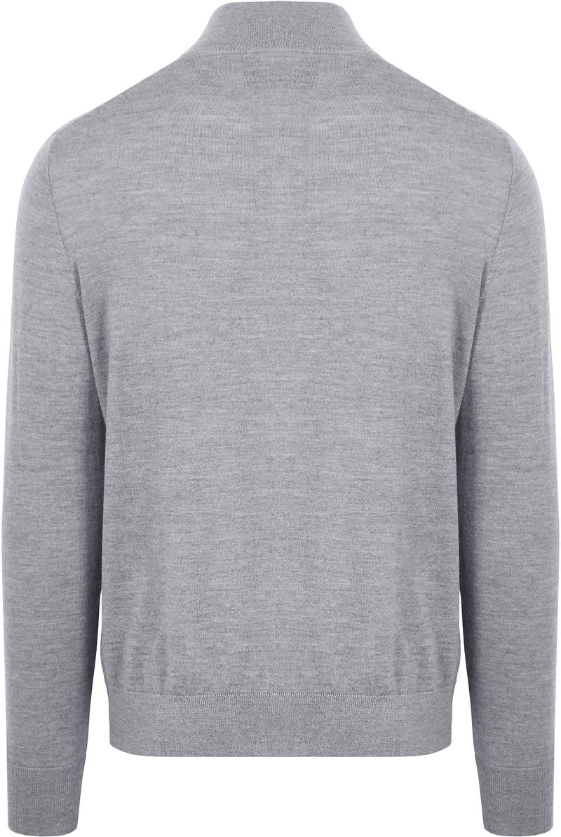 KING Essentials The Michael Half Zip Pull Merino Grijs