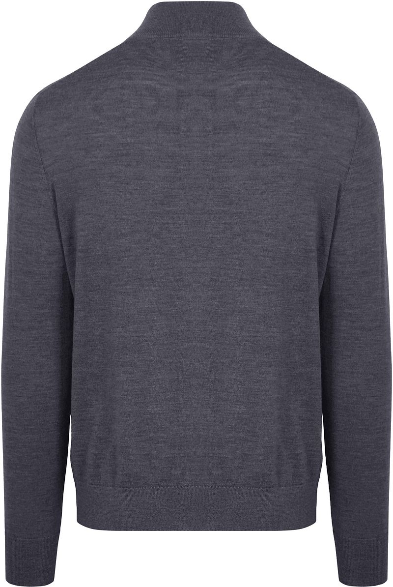 KING Essentials The Michael Half Zip Pull Merino Antraciet