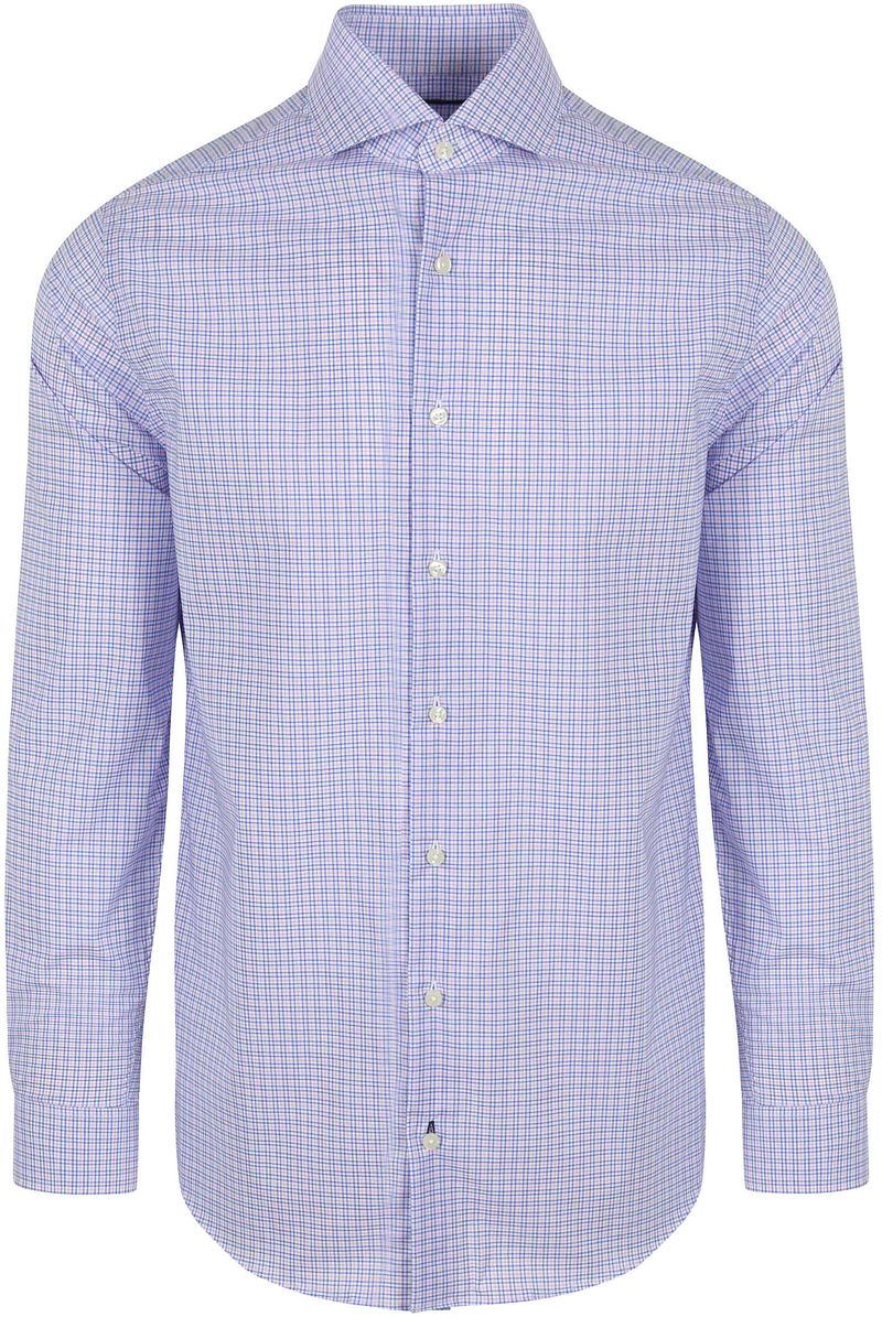 Steppin' Out Overhemd Ruiten Blauw Roze