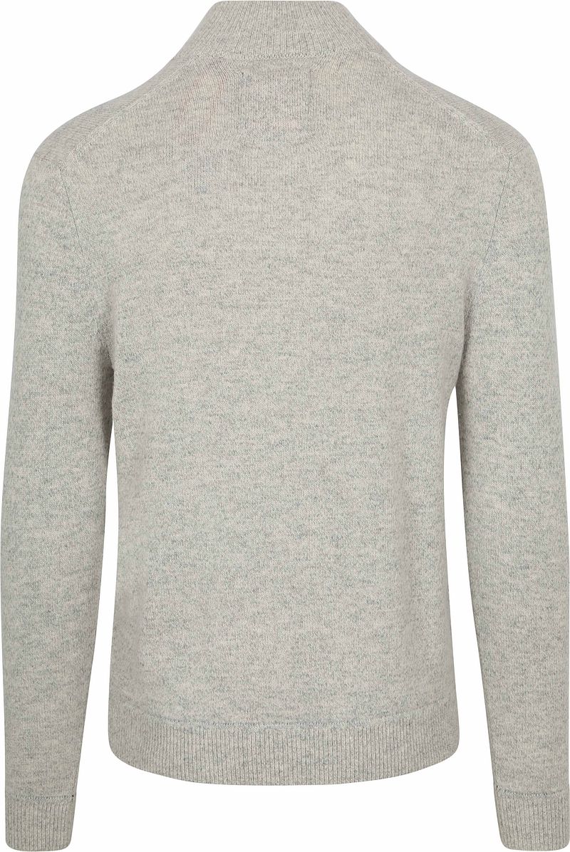 Superdry Henley Essential Half Zip Grijs