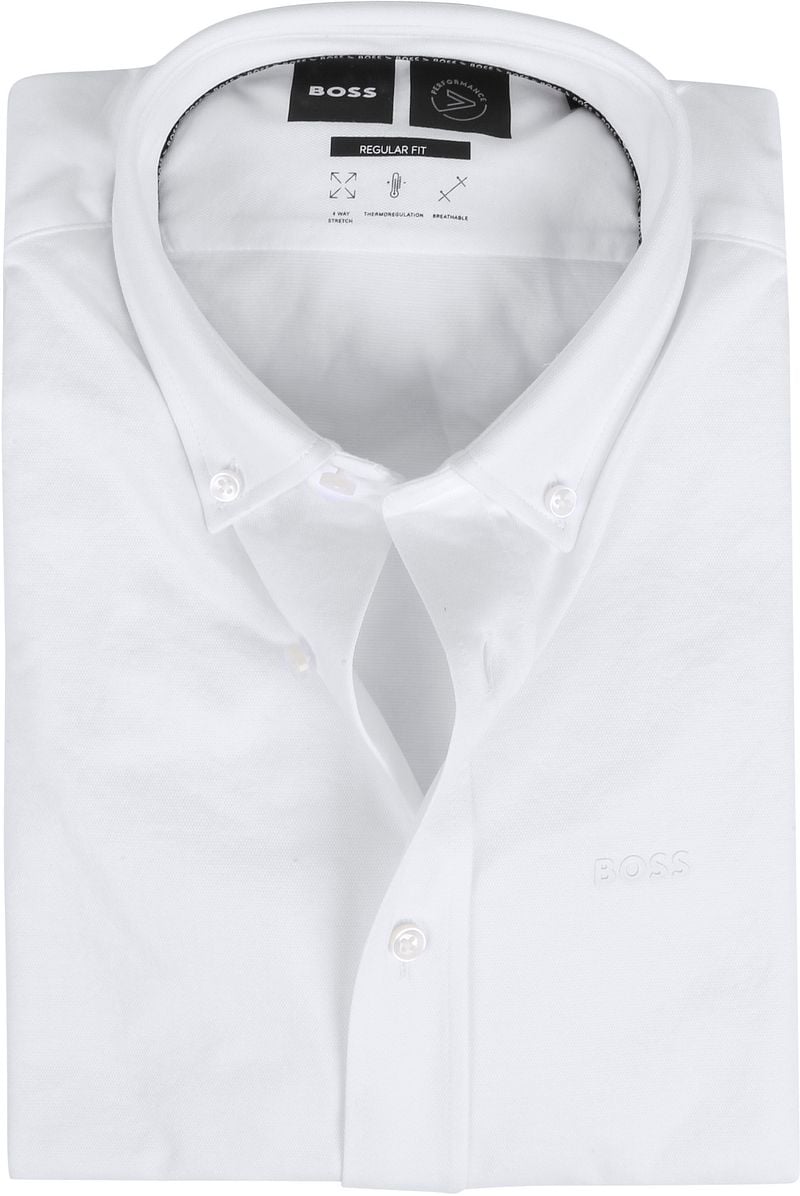 Boss Overhemd Uni Wit