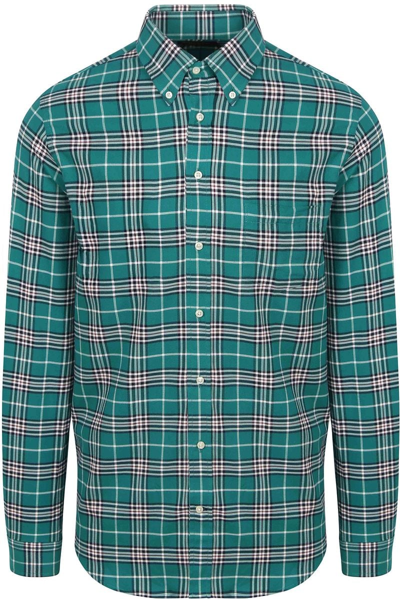 Steppin' Out Flanel Overhemd Ruit Groen