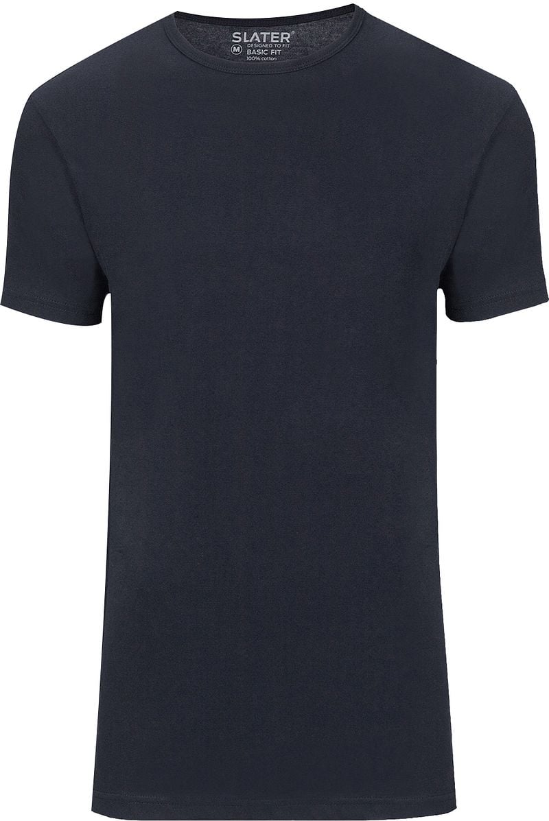 Slater 2er-Pack Basic Fit T-shirt Dunkelblau - Größe XL günstig online kaufen