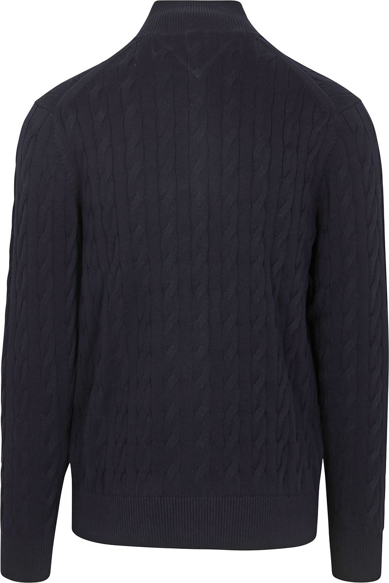 Tommy Hilfiger Vest Zip Cable Navy