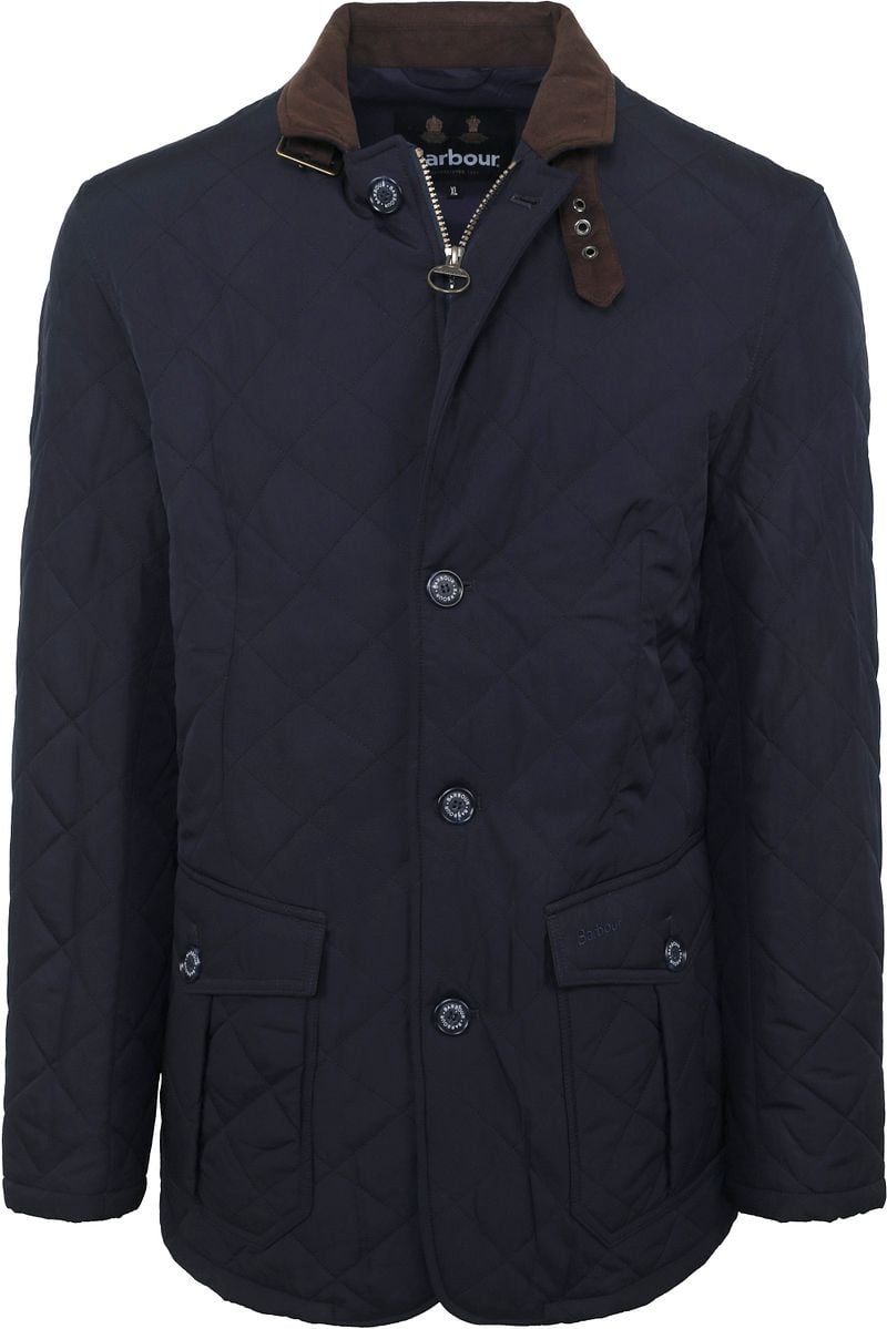 Barbour Steppjacke Quilted Lutz Navy - Größe XXL günstig online kaufen