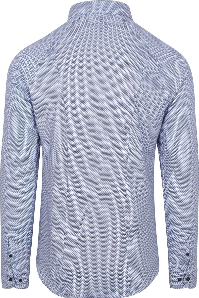 Desoto Overhemd Print Blauw