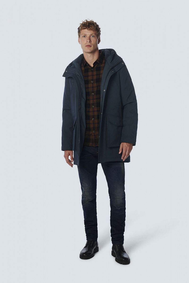 No Excess Parka Jacke Navy - Größe XL günstig online kaufen