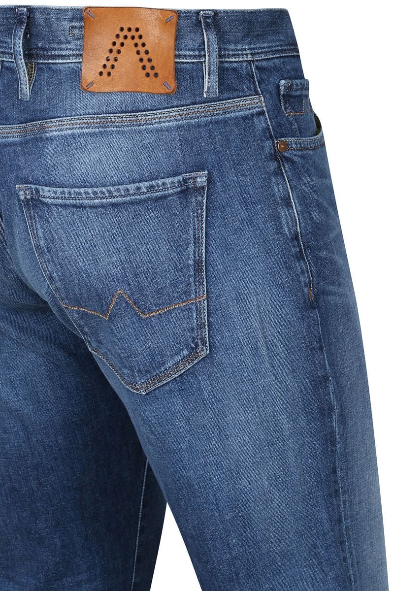 Alberto Slim Organic Denim Dark Blue - Größe W 35 - L 32 günstig online kaufen