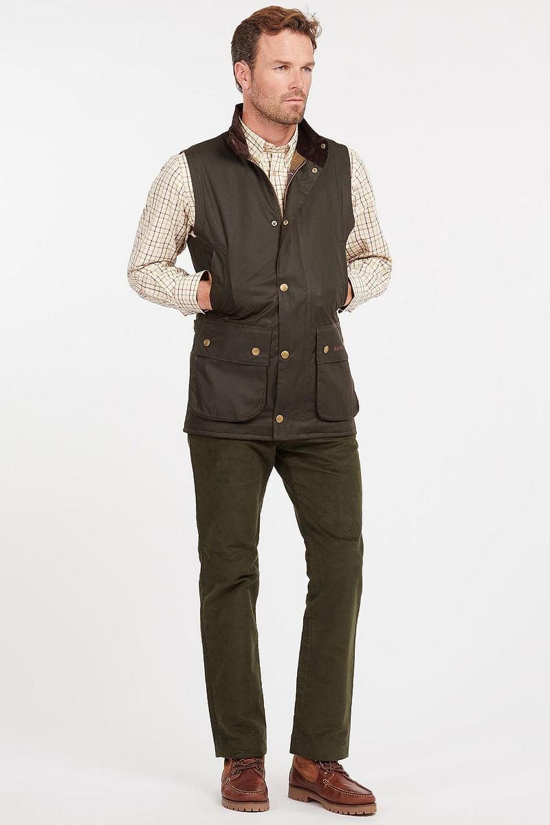 Barbour Westmoreland Wax Jas Olijfgroen