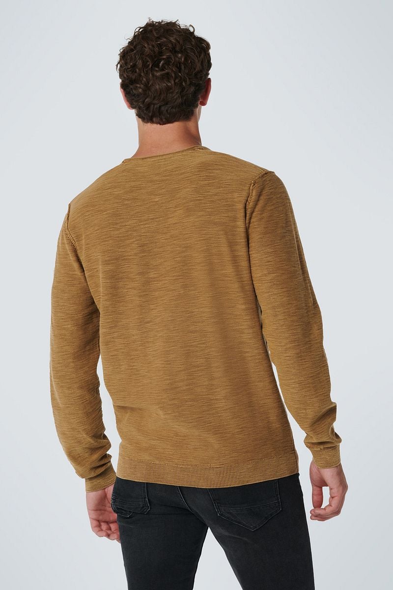 NO EXCESS Strickpullover Pullover Crewneck Slub Garment Dyed + Stone Washed günstig online kaufen