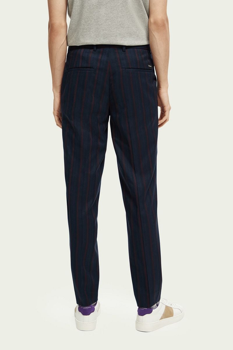 Scotch and Soda Mott Chino Streifen Navy - Größe W 31 - L 32 günstig online kaufen