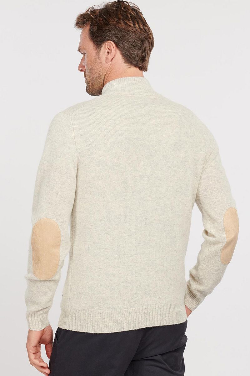 Barbour Mocker Pullover Merino Wolle Hellbeige - Größe M günstig online kaufen