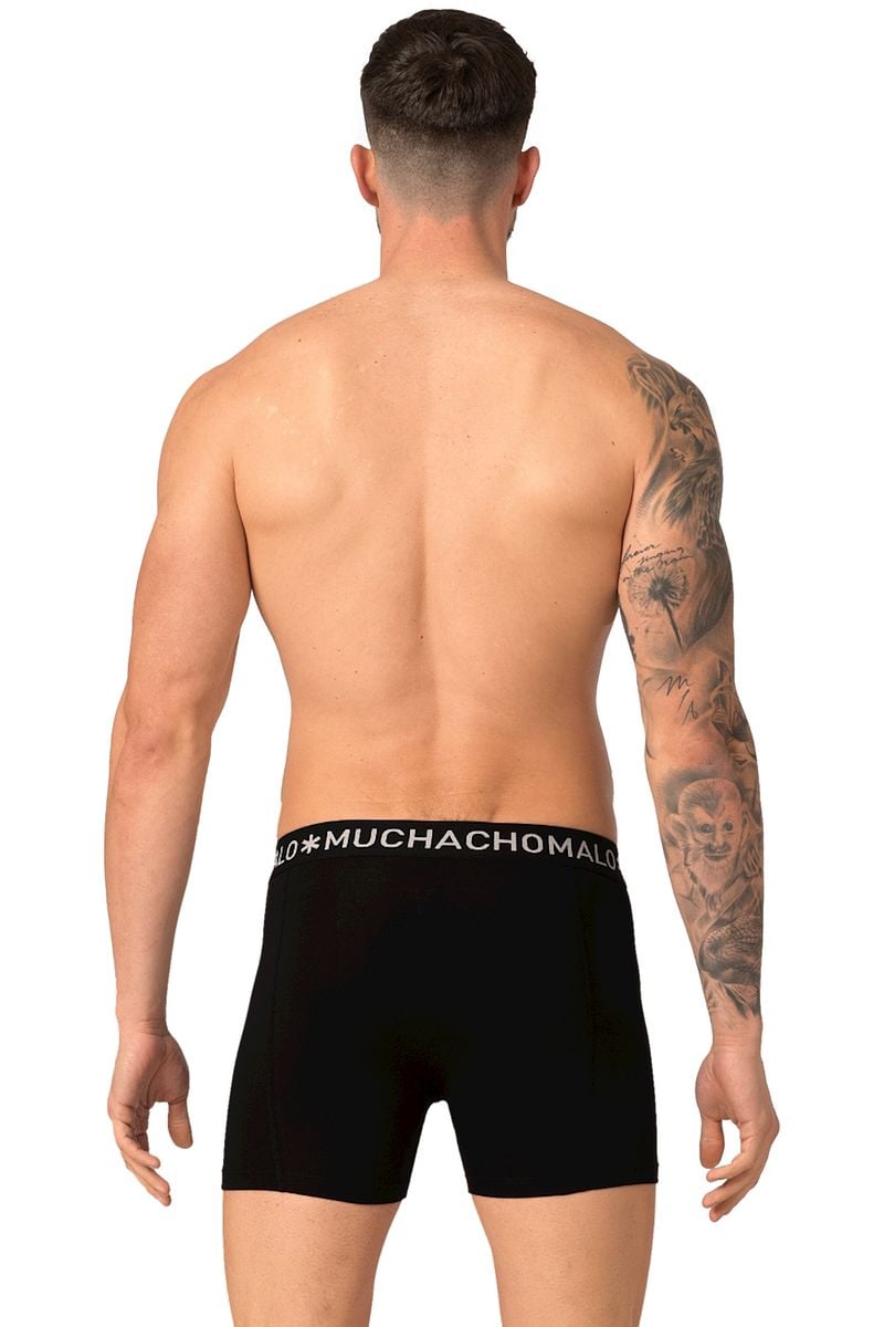 Muchachomalo Boxershorts Microfiber 2er-Pack Schwarz Navy - Größe L günstig online kaufen