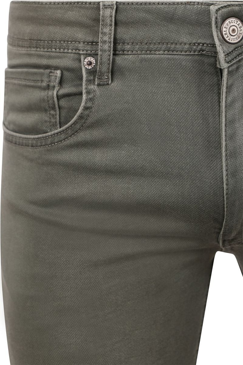 Suitable Kant Jeans Grün - Größe W 33 - L 36 günstig online kaufen