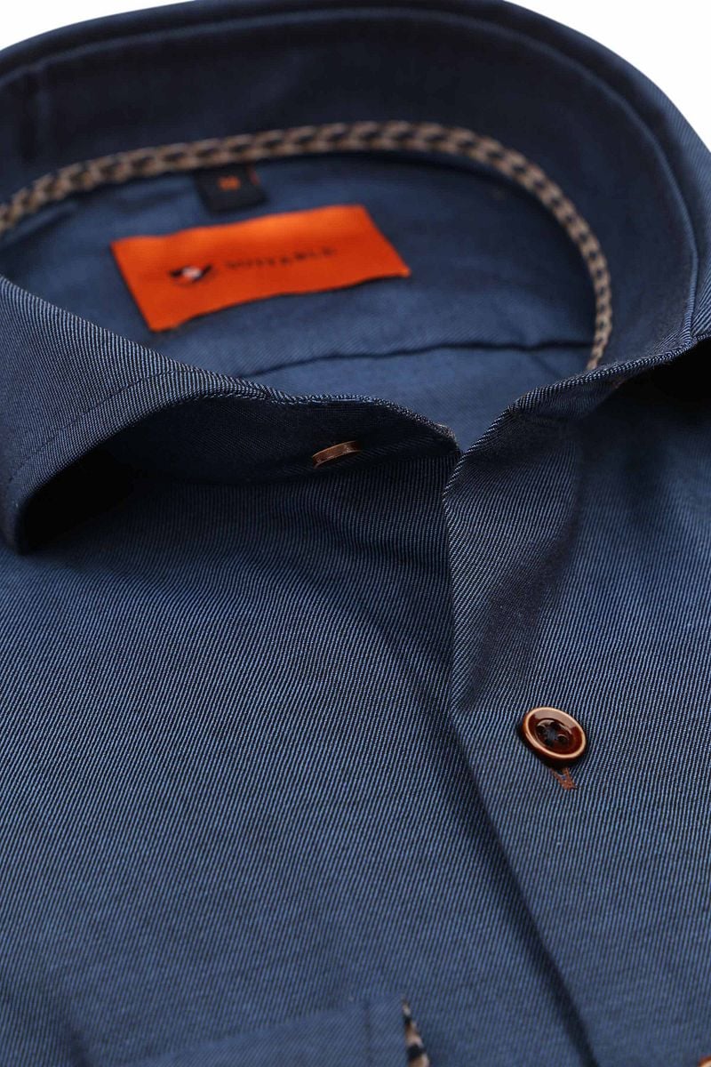 Suitable Twill Hemd Indigoblau - Größe 39 günstig online kaufen