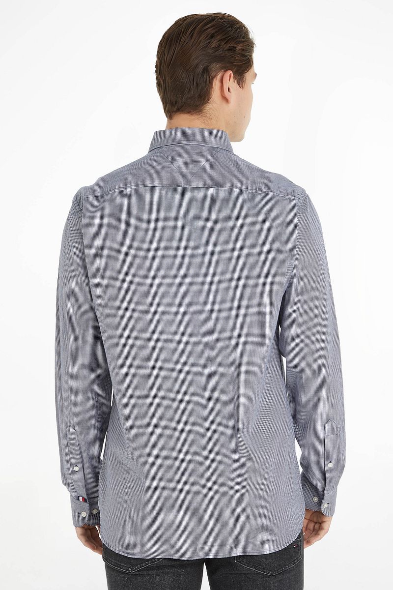 Tommy Hilfiger Overhemd Ruiten Navy