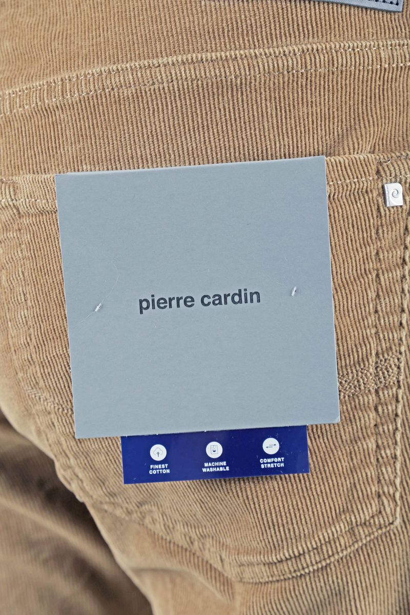 Pierre Cardin Broek Lyon Future Flex Corduroy Beige