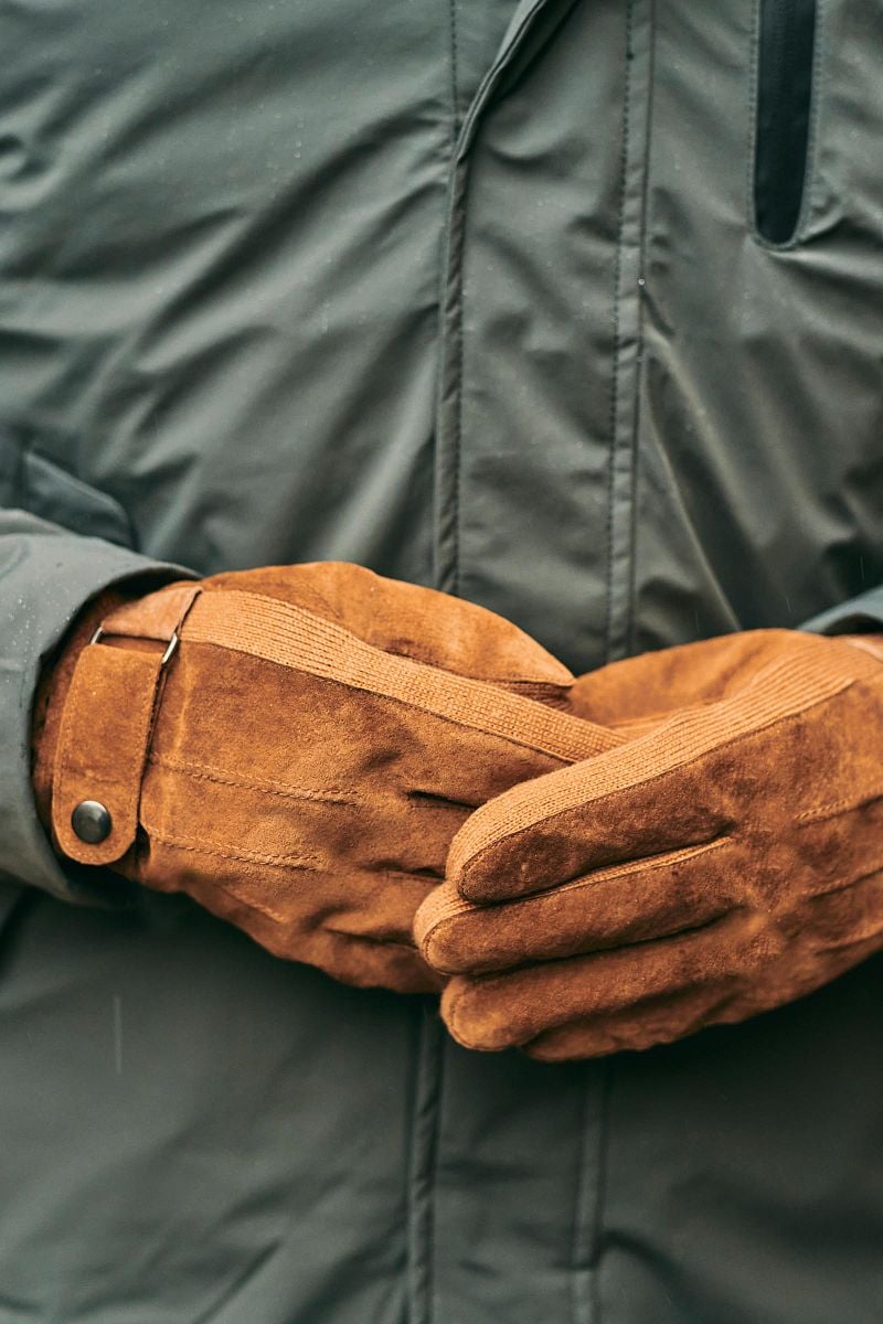 Suitable Suede Handschuh Camel - Größe 9.5 günstig online kaufen