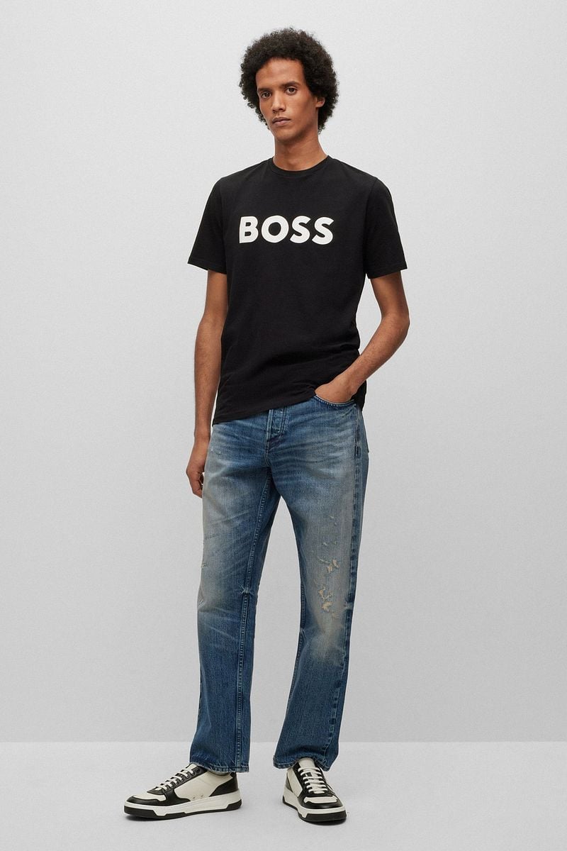 BOSS T-shirt Thinking Schwarz - Größe XXL günstig online kaufen