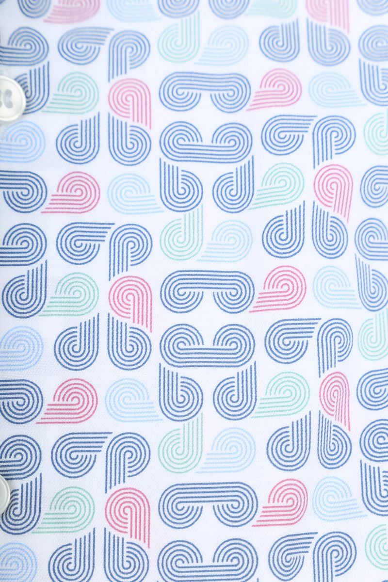 Olymp Overhemd Level 5 Print Multicolour
