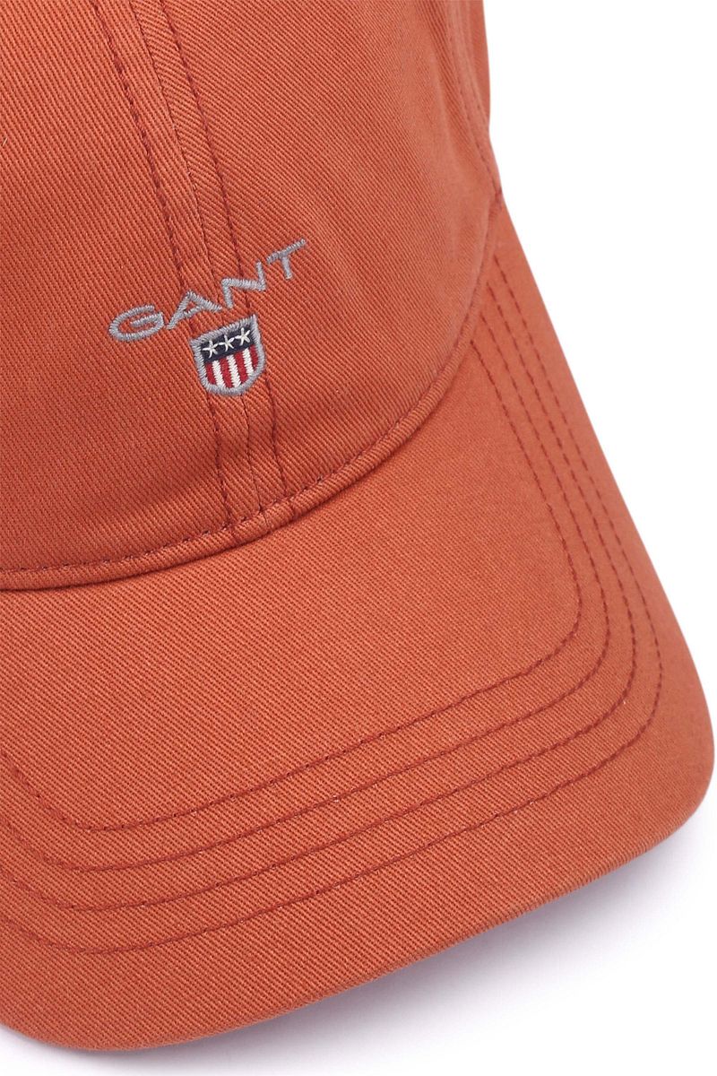 Gant Cap Katoen Oud Rood