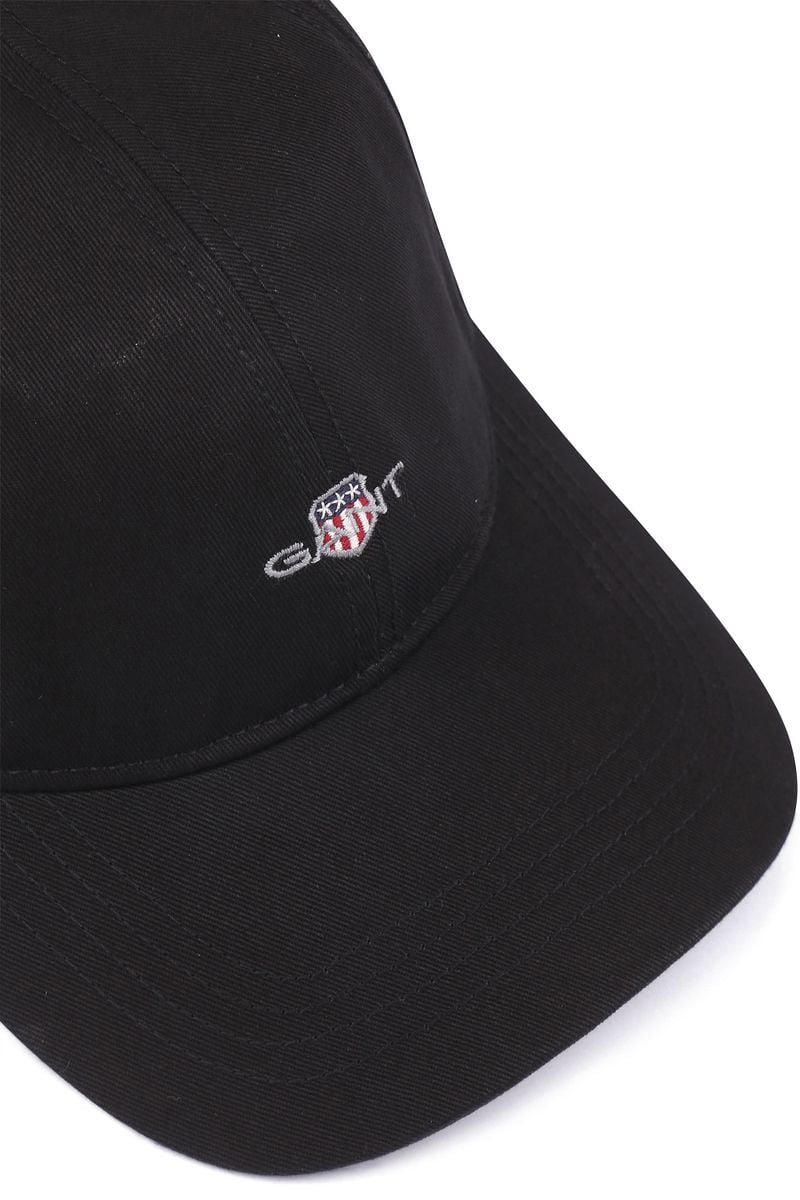 Gant Cap Katoen Zwart