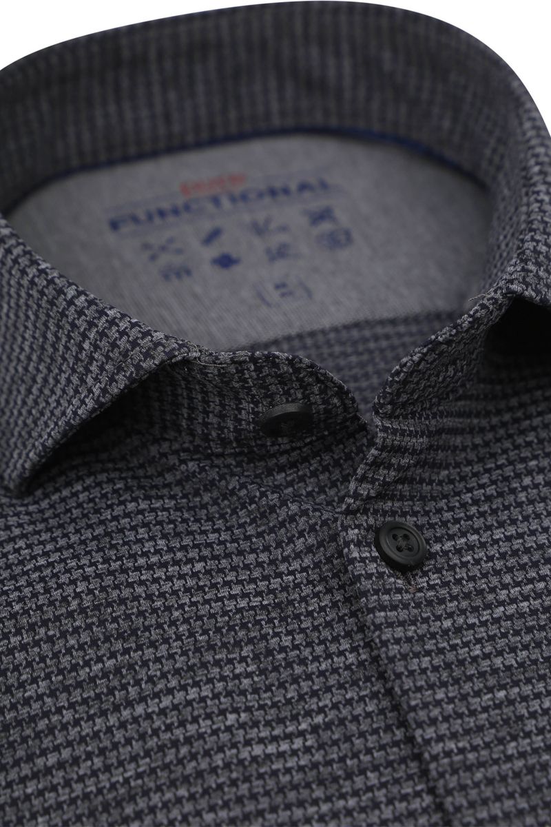 Pure The Functional Shirt Print Antraciet