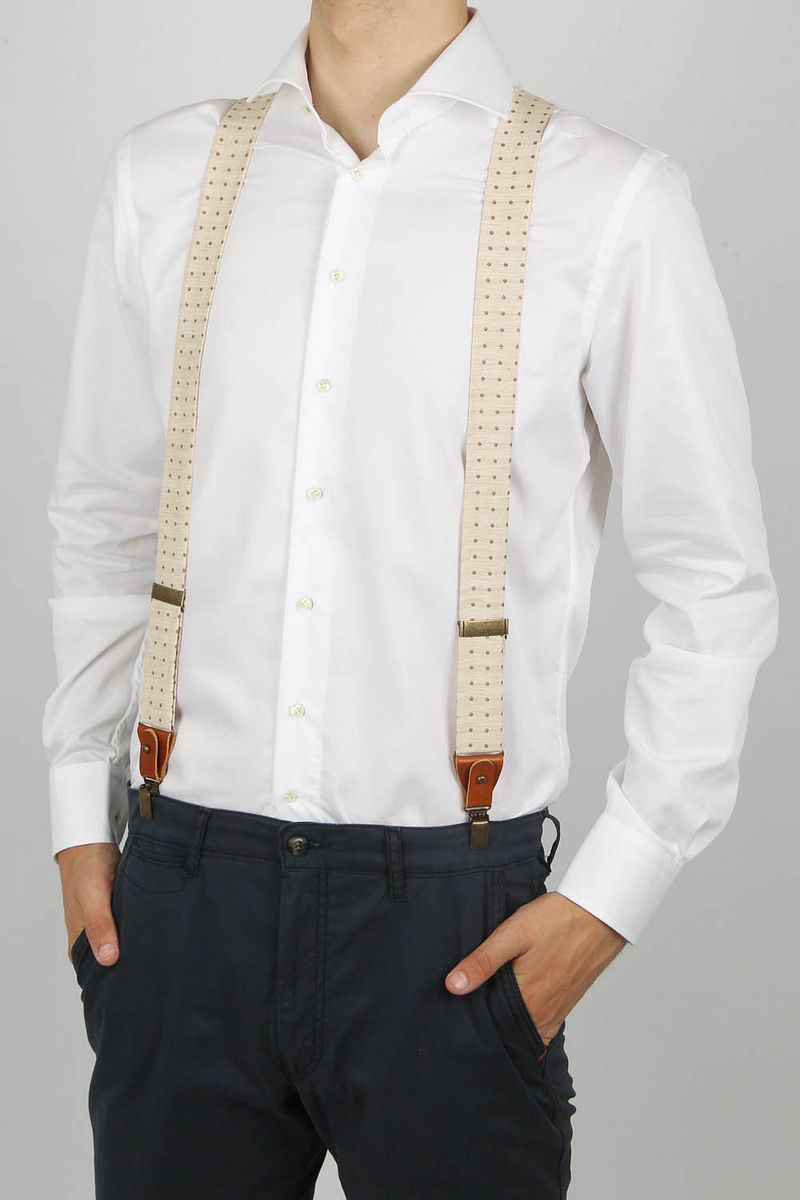Sir Redman Bretels Combi Pack Dapper Dot Beige