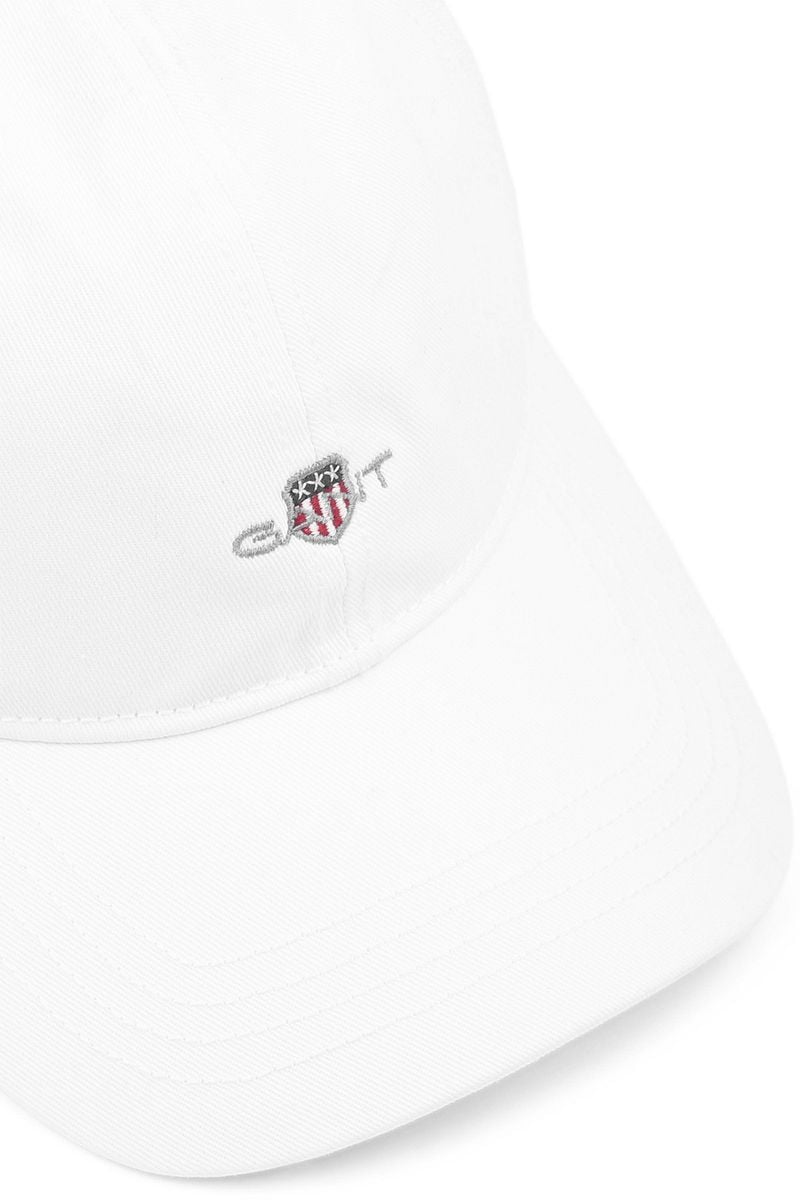 Gant Cap Katoen Wit