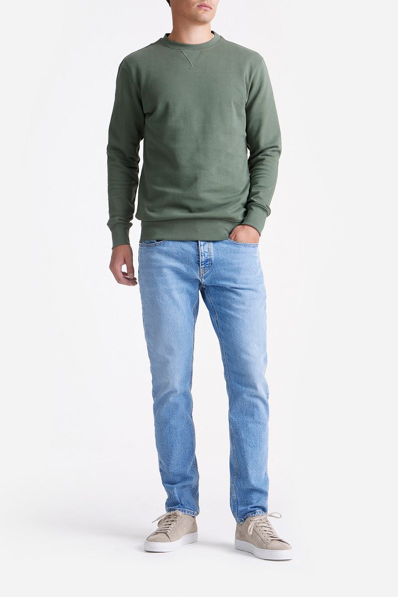 KING Essentials The George Sweater Olijfgroen