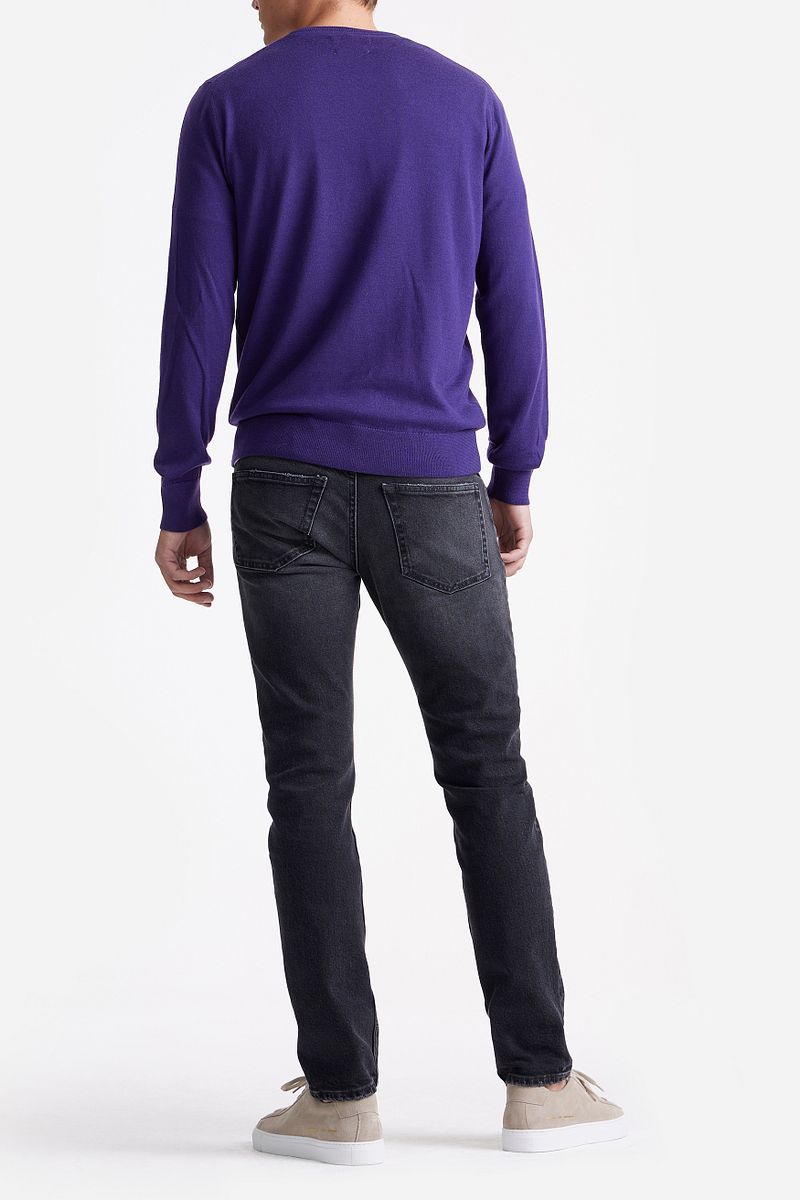 KING Essentials The John Pullover Merino Paars