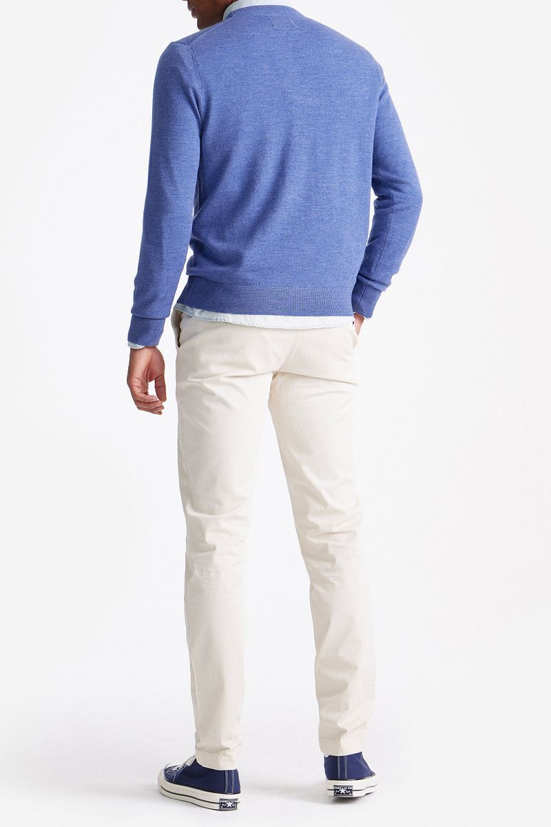 KING Essentials The John Pullover Merino Mid Blauw