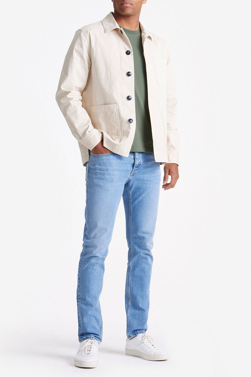 KING Essentials The Benjamin Overshirt Ecru
