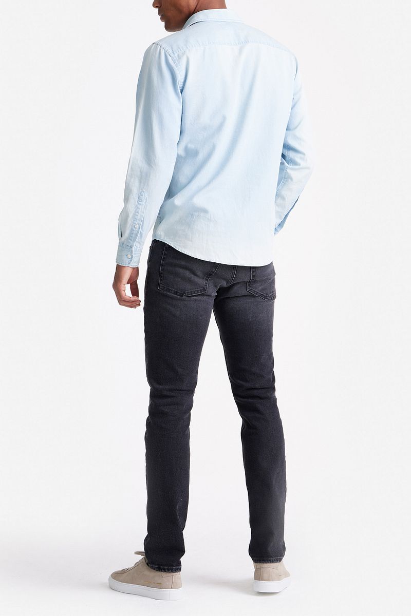 King Essentials The William Denim Hemd Chambray Hellblau - Größe S günstig online kaufen